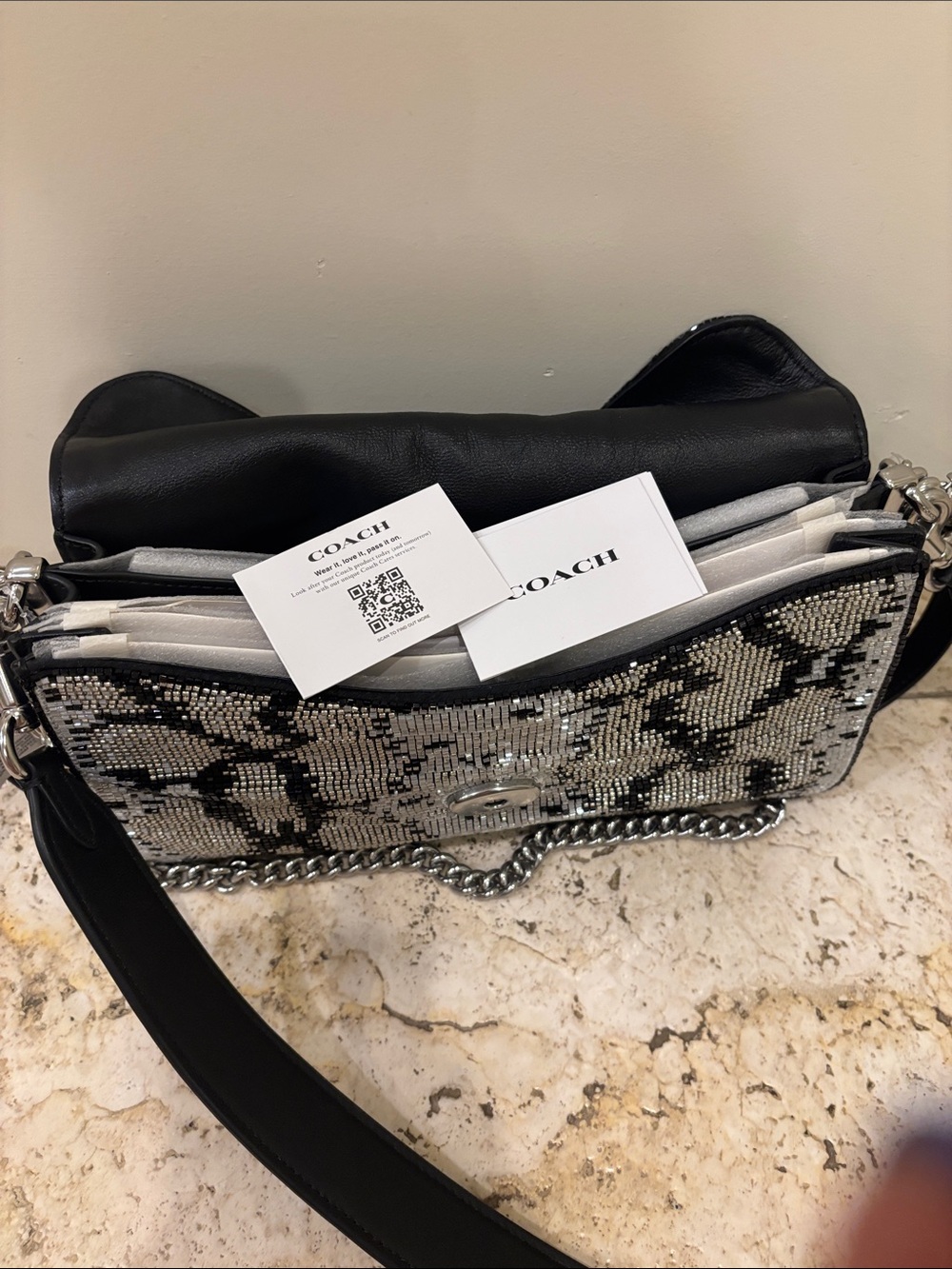 Coach Tabby Shoulder Bag in Beaded Snake Print - SOLD OUT - Picture 13 of 13